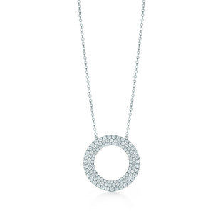 Three-row circle pendant